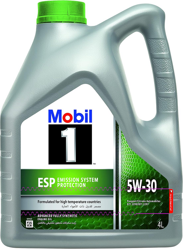 زيت موبيل 1 موتور (ESP 5W-30) - 4 لتر
